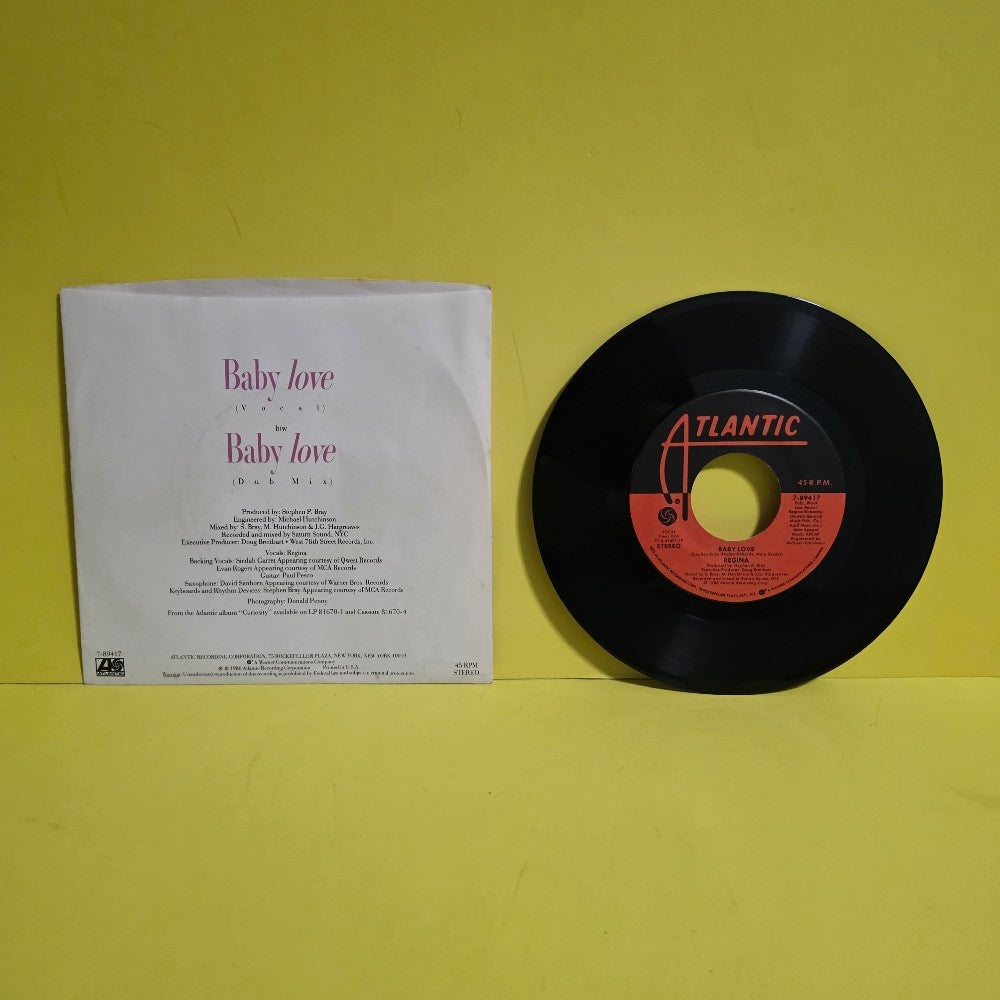 Regina - Baby Love 7" NM - 1986 - 7-89417 - Used - NM - Vinyl