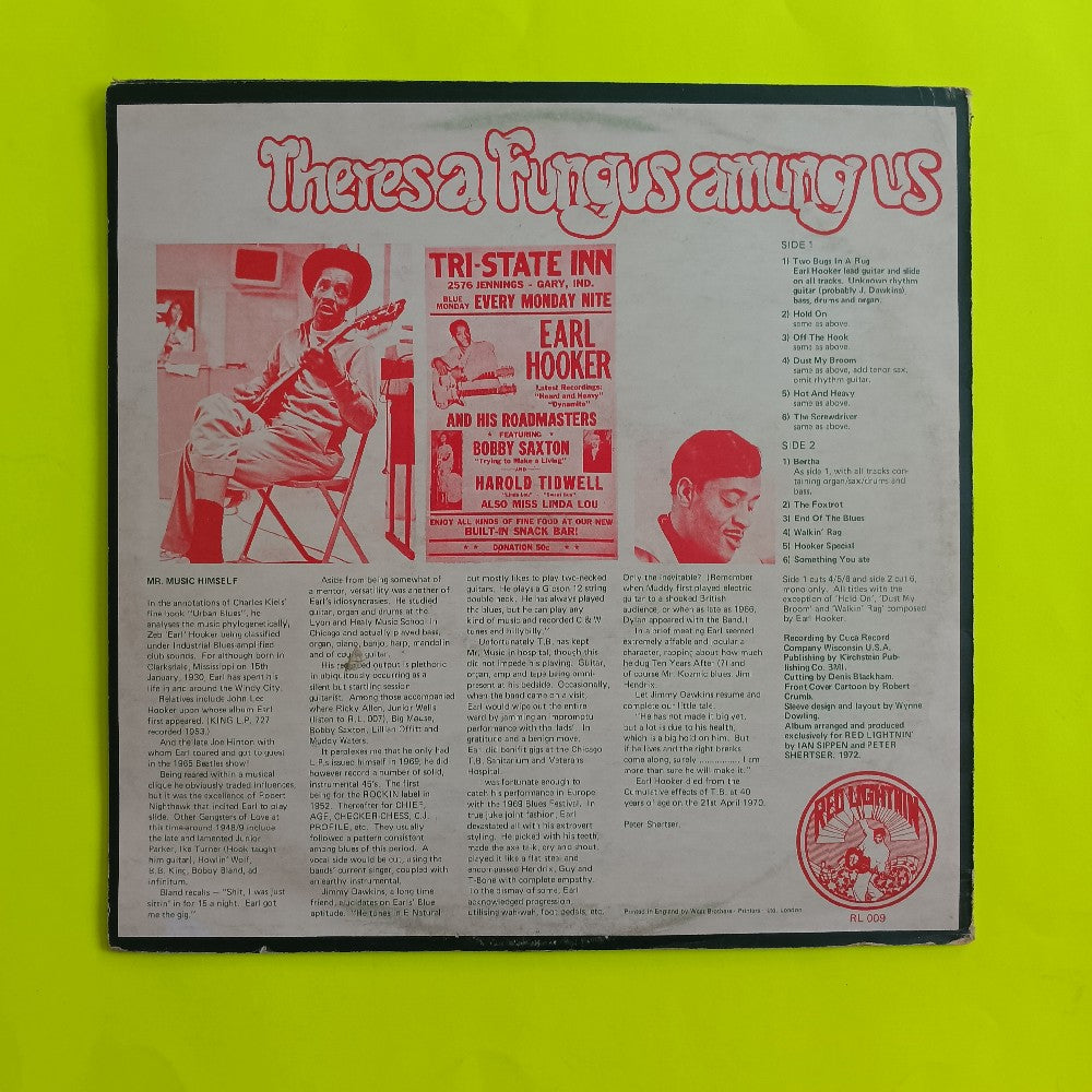 Early Hooker - There's A Fungus Amung Us UK - 1972 - RL 009 - Used - VG++ - Vinyl