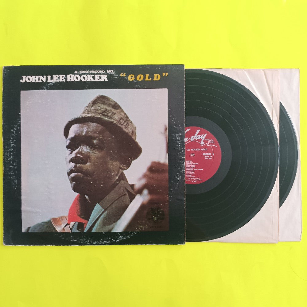 John Lee Hooker - Gold 2LP - 1977 - VJS 2-1004 - Used - VG++ - Vinyl