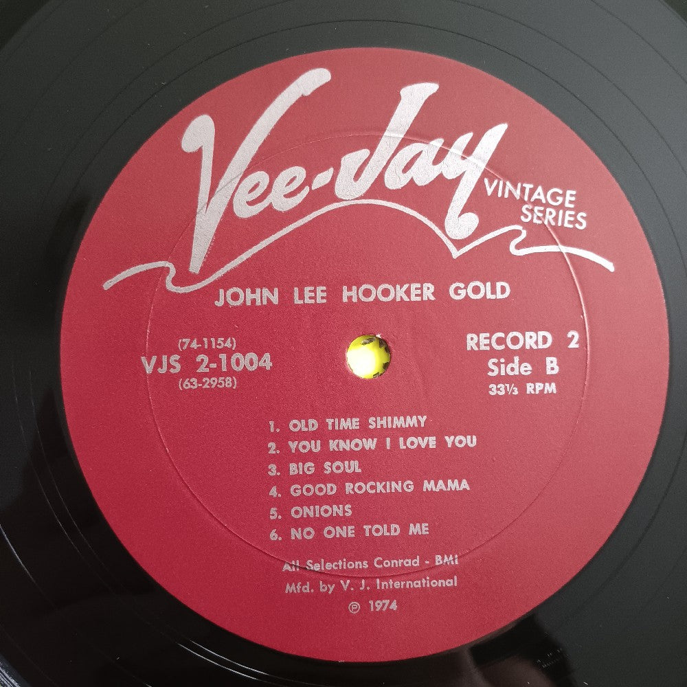 John Lee Hooker - Gold 2LP - 1977 - VJS 2-1004 - Used - VG++ - Vinyl