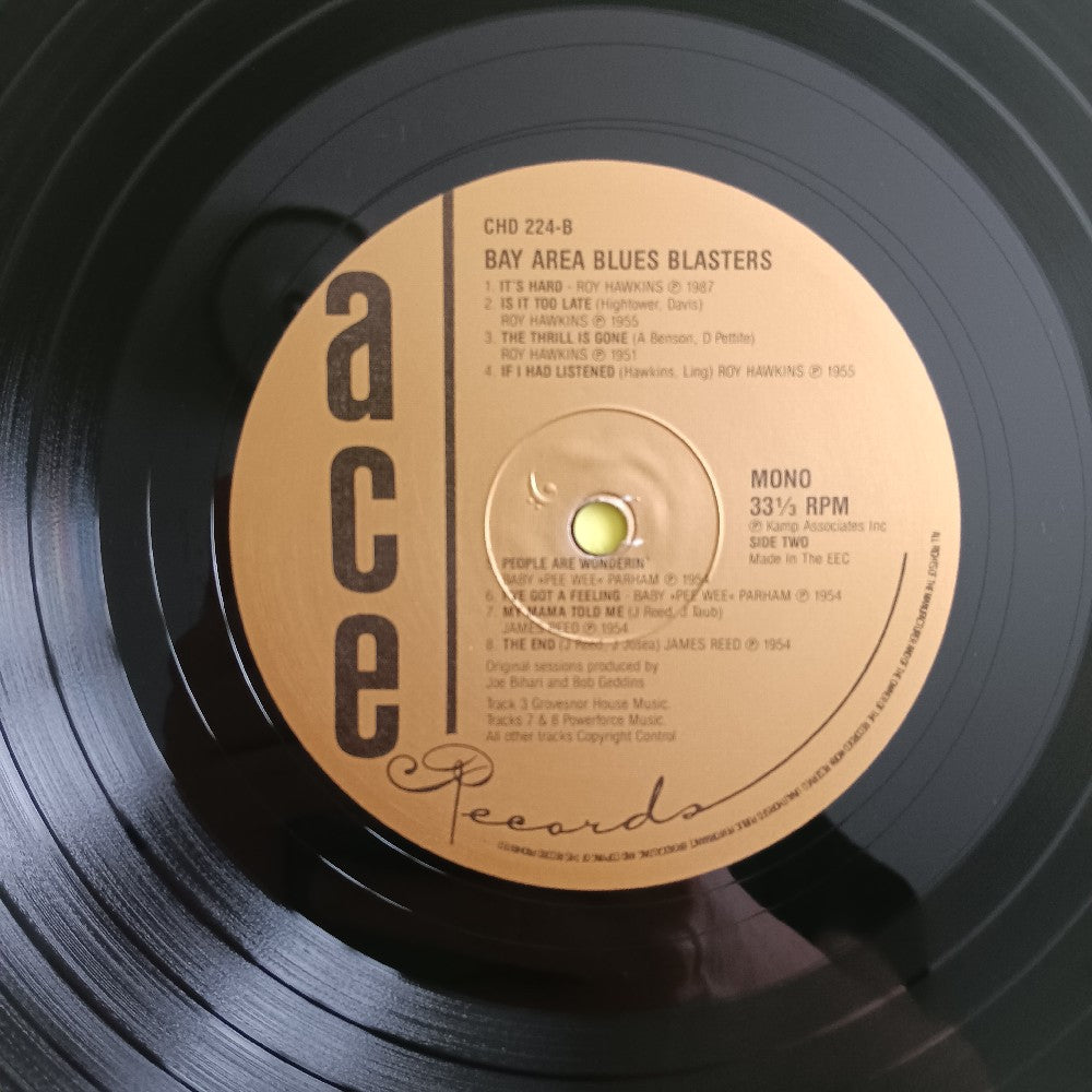 Various - Bay Area Blues Ft. Lafayette Thing Thomas UK - 1987 - CHD 224 - Used - VG++ - Vinyl