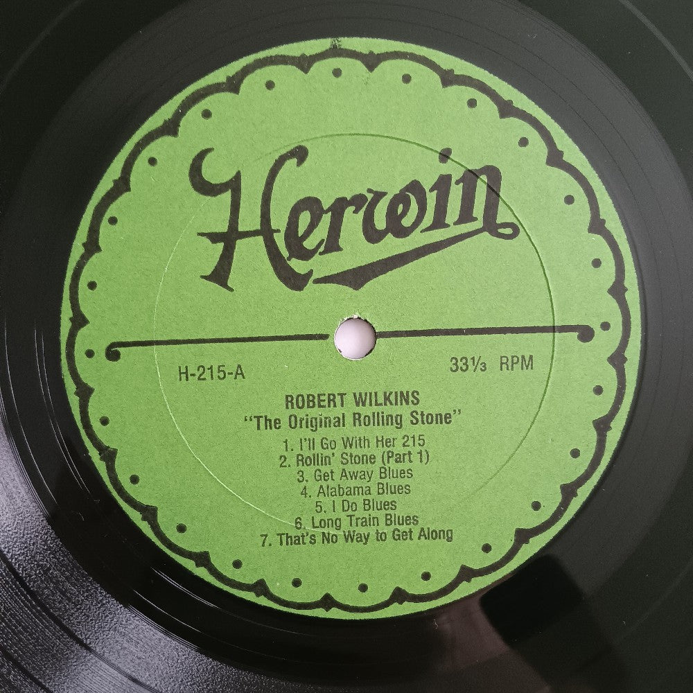 Robert Wilkins - The Original Rolling Stone - 1980 - Herein 215 - Used - VG++ - Vinyl