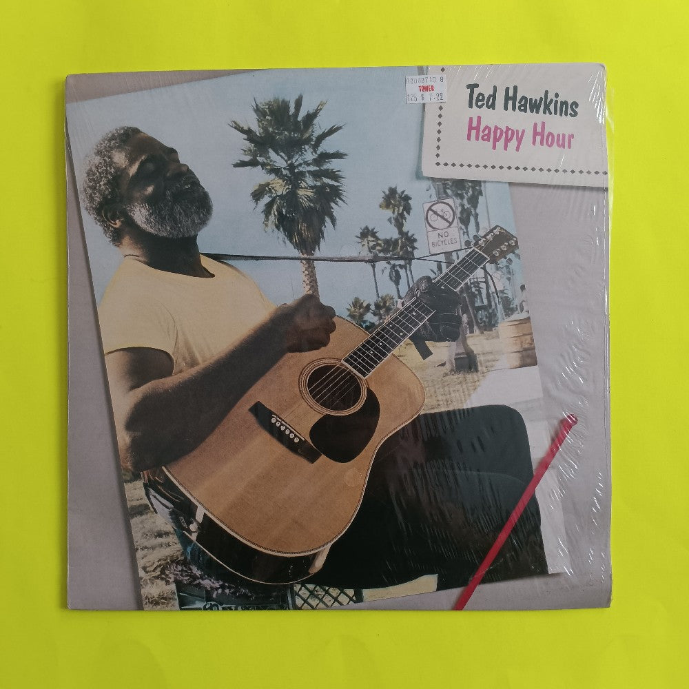 Ted Hawkins - Happy Hour SHRINK - 1986 - Rounder 2033 - Used - EX - Vinyl