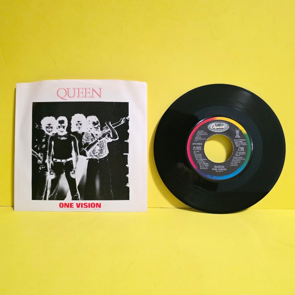 Queen - One Vision 7" - 1985 - B-5530 - Used - VG++ - Vinyl