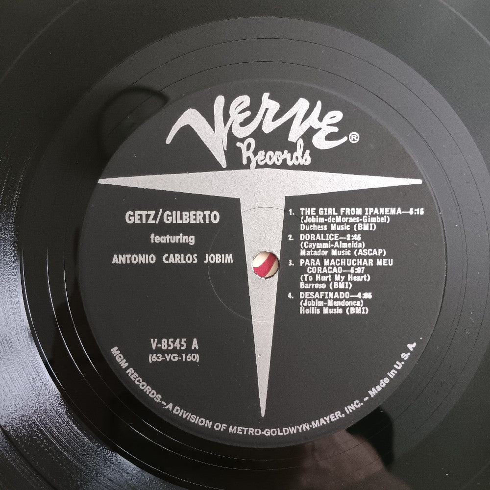 Stan Getz / Joao Gilberto - Getz / Gilberto OG Mono - 1964 - V-8545 - Used - VG++ - Vinyl
