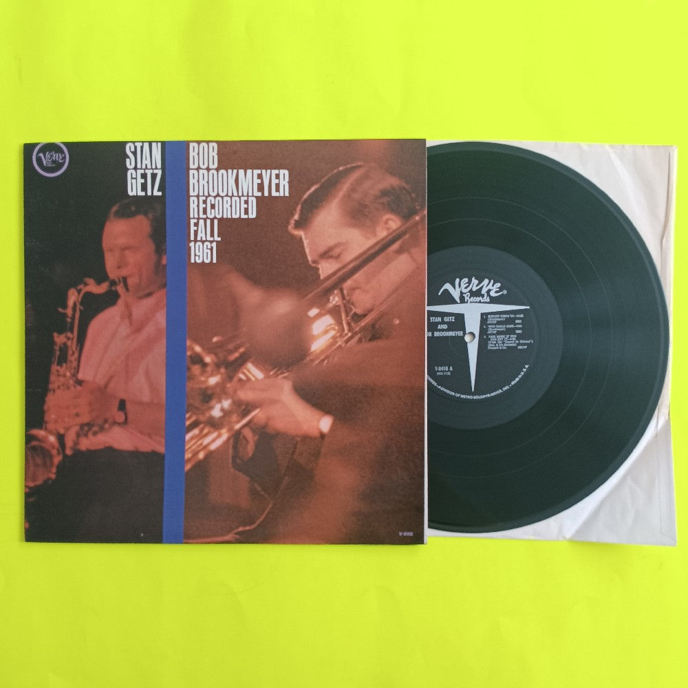 Stan Getz & Bob Brookmeyer - Recorded Fall 1961 MONO - 1961 - V-8418 - Used - VG++ - Vinyl