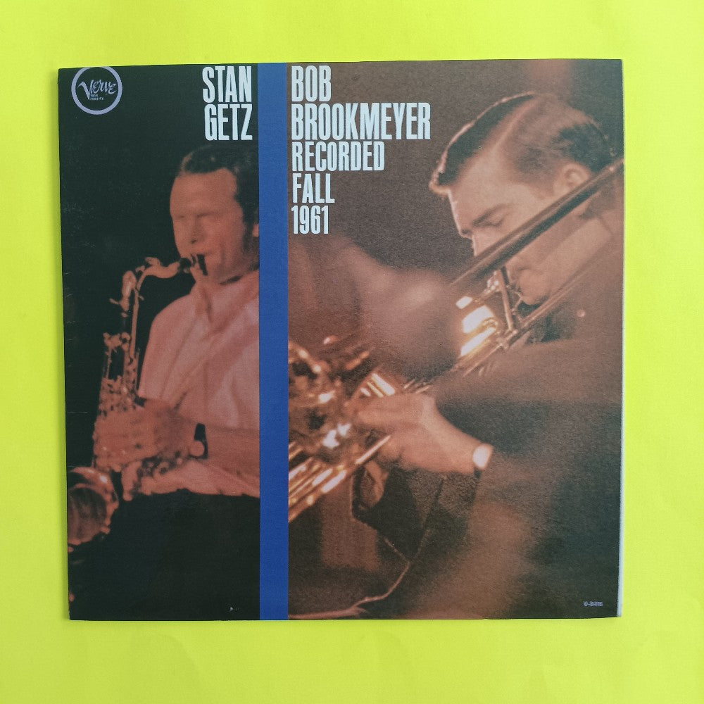 Stan Getz & Bob Brookmeyer - Recorded Fall 1961 MONO - 1961 - V-8418 - Used - VG++ - Vinyl