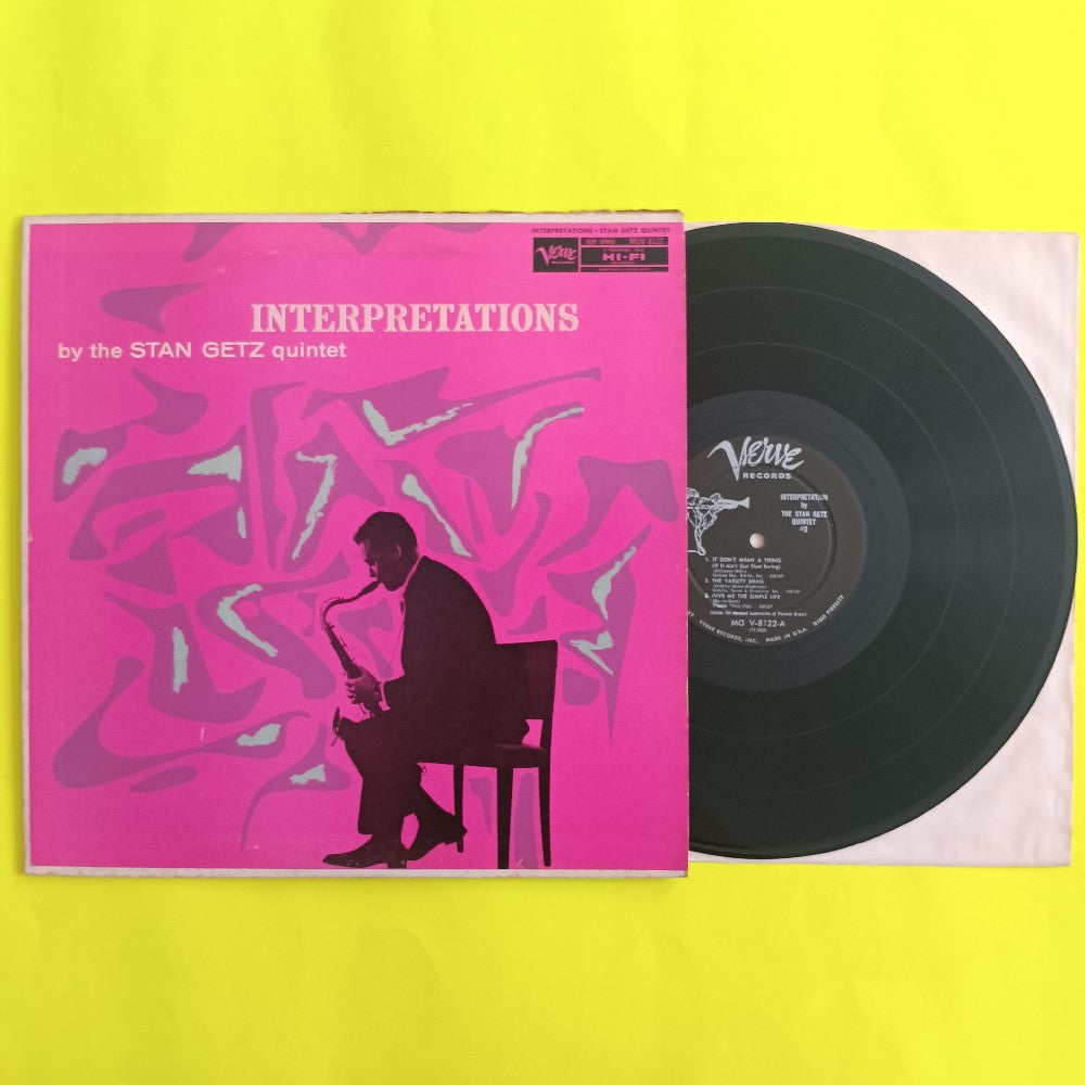 Stan Getz Quintet - Interpretations By Stan Getz #3 OG DG MONO - 1957 - MG V-8122 - Used - VG++ - Vinyl