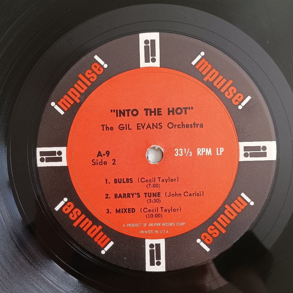 Gil Evans Orchestra - Into The Hot OG MONO AM-PAR RVG - 1962 - A-9 - Used - VG++ - Vinyl