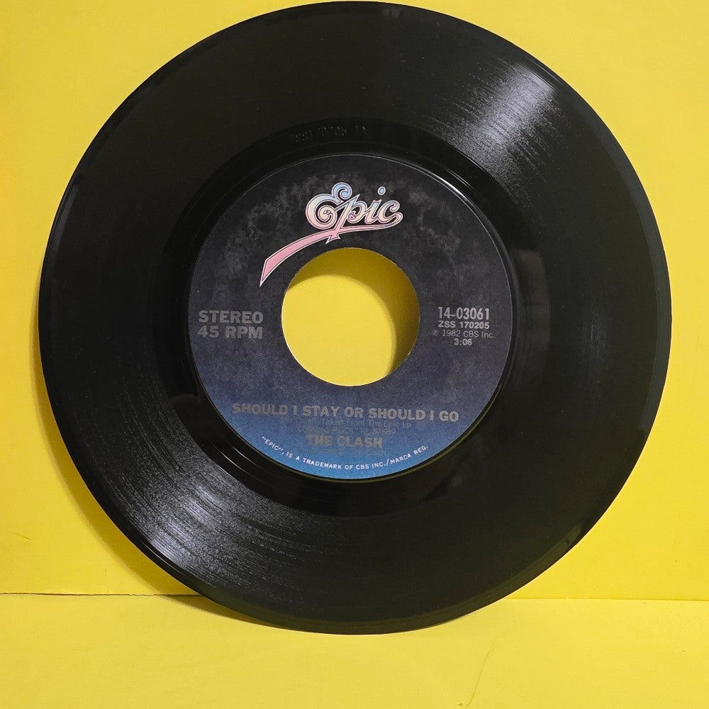 The Clash - Should I Stay Should I Go 7" - 1982 - 14-03061 - Used - VG++ - Vinyl