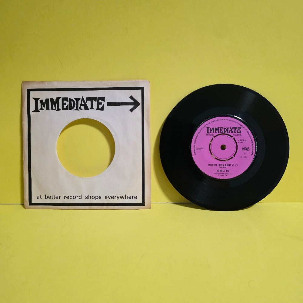 Humble Pie - Natural Born Bugie / Mono 7" UK - 1969 - IM 082 - Used - NM - Vinyl