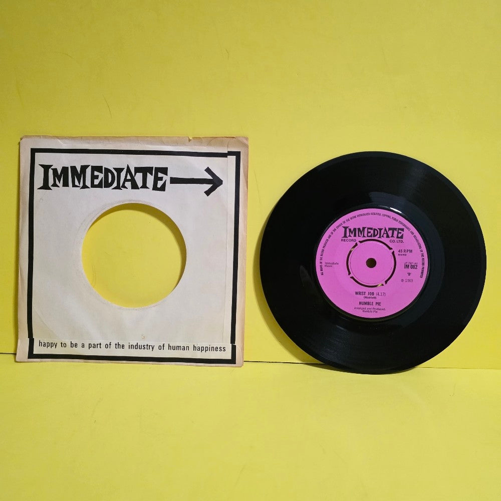 Humble Pie - Natural Born Bugie / Mono 7" UK - 1969 - IM 082 - Used - NM - Vinyl