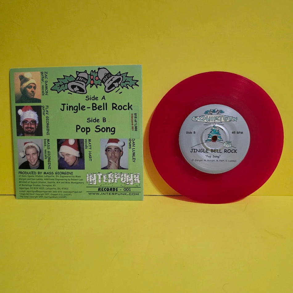 Squirtgun - Jingle-Bell Rock 7" - 1999 - IPR-001 - Used - EX - Vinyl