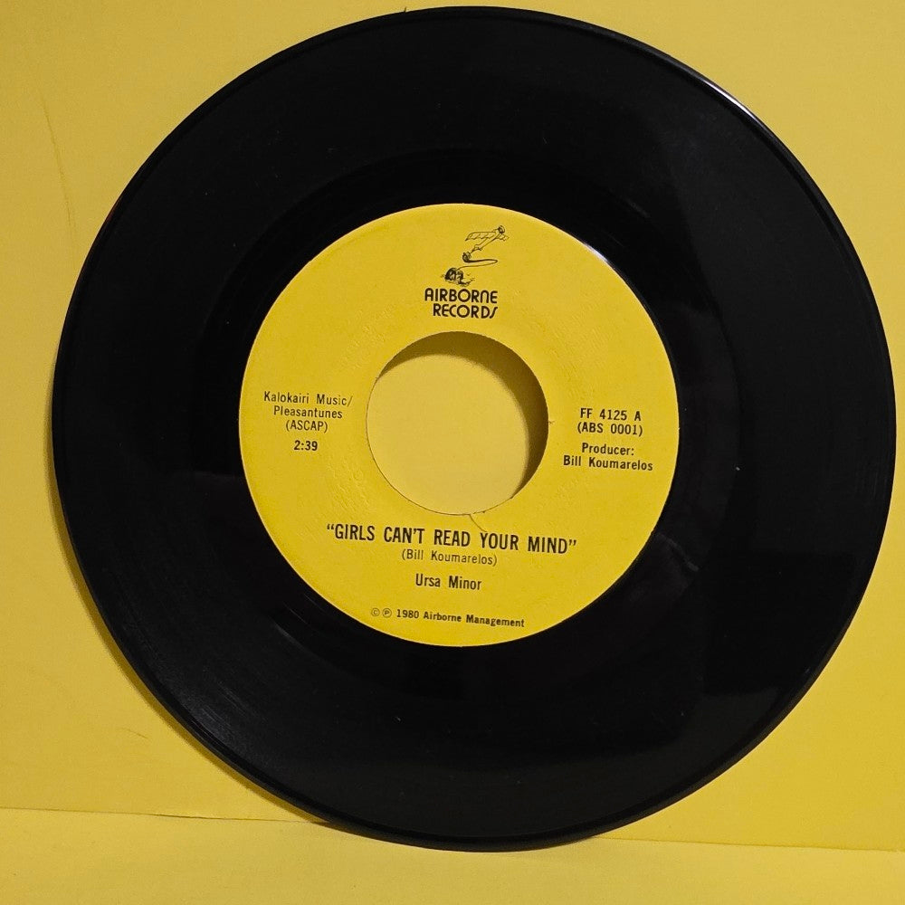 Ursa Minor - Girl's Can't Read Your Mind 7" - 1980 - FF 4125 - Used - VG++ - Vinyl