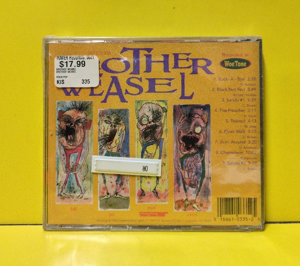 Brother Weasel - Brother Weasel - 1996 - SST CD 335 - New - Sealed - CDs