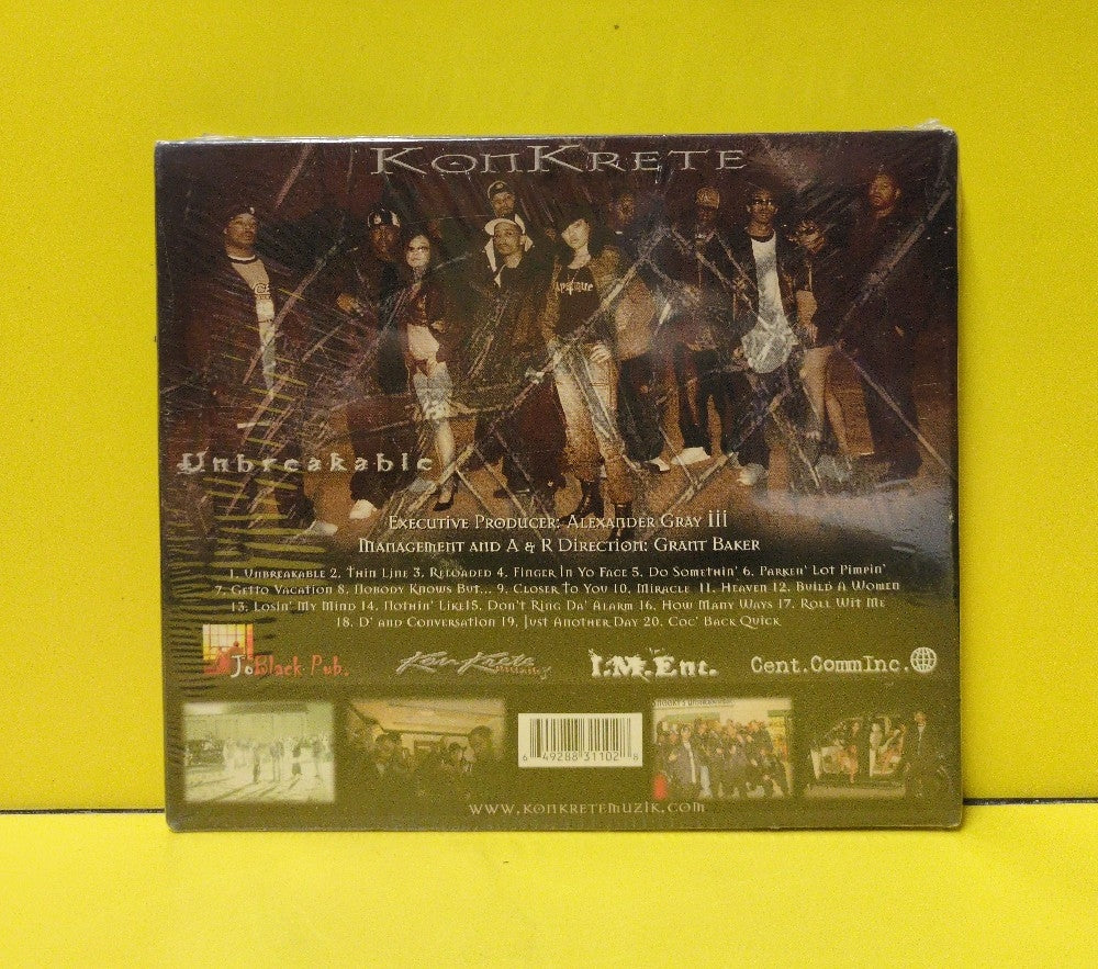 KonKrete - Unbreakable - 2004 - IME 002 - New - Sealed - CDs