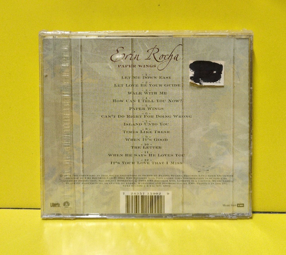 Erin Rocha - Paper Wings - 2004 - 7243 571590 2 9 - New - Sealed - CDs - European Import