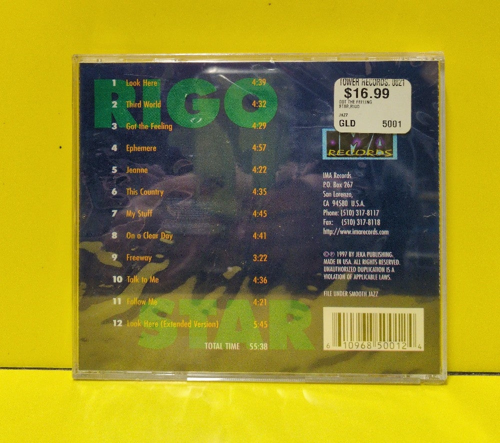 Rigo Star - Got The Feeling - 1997 - IMA-5001 - New - Sealed - CDs
