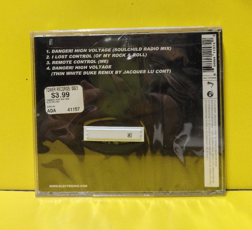 Electric Six - Danger! High Voltage - 2002 - XLS 157CDUS - New - Sealed - CDs