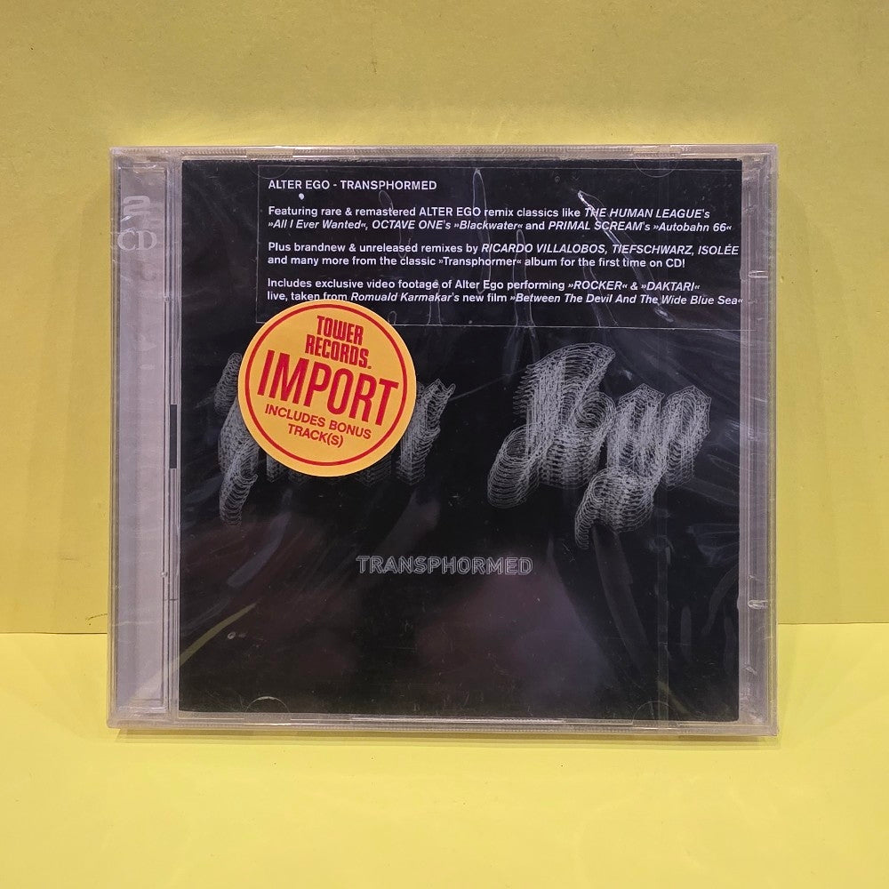 Alter Ego - Transphormed - 2005 - Klang Elektronik CD 012 - New - Sealed - CDs