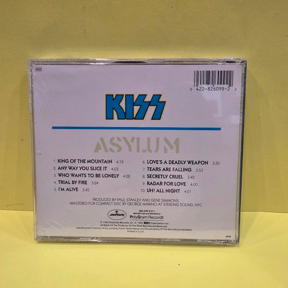 Kiss - Asylum - 1985 - 826 099-2 M-1 - New - Sealed - CDs