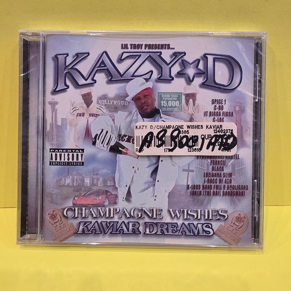 Kazy-D - Champagne Wishes Kaviar Dreams - 2003 - New - Sealed - CDs