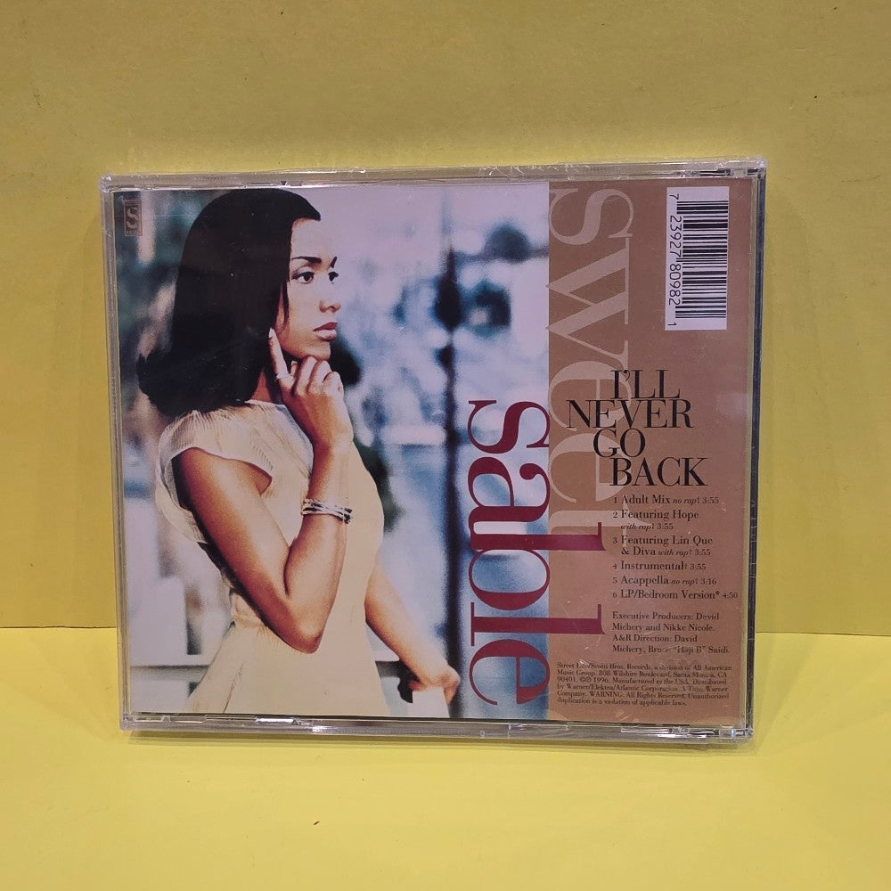 Sweet Sable - I'll Never Go Back - 1996 - 72392 78098-2 - New - Sealed - CDs