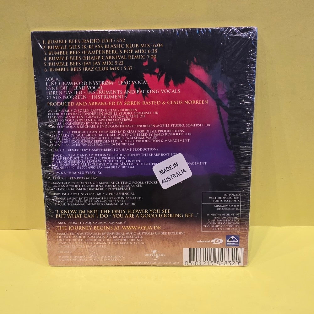 Aqua - Buble Bees - 2000 - 158 283-2 - New - Sealed - CDs