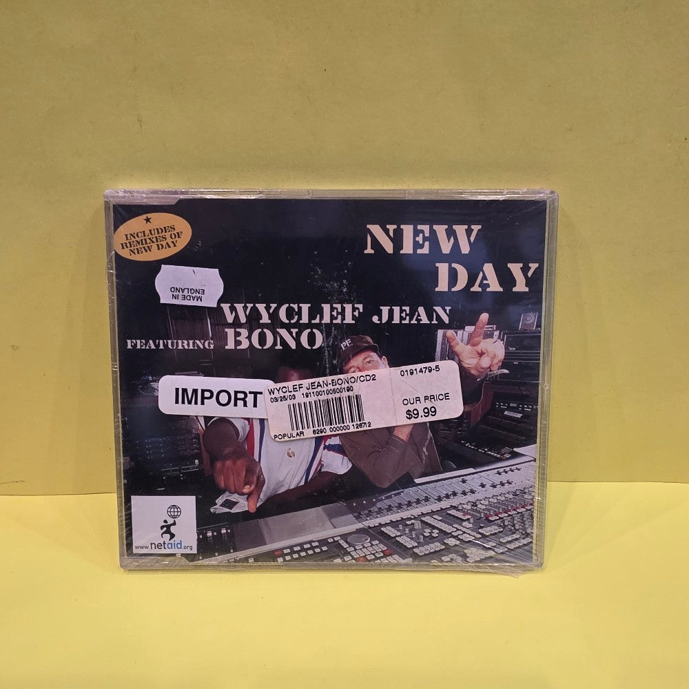 Wyclef Jean Feat. Bono - New Day - 1999 - 66812 5 - New - Sealed - CDs