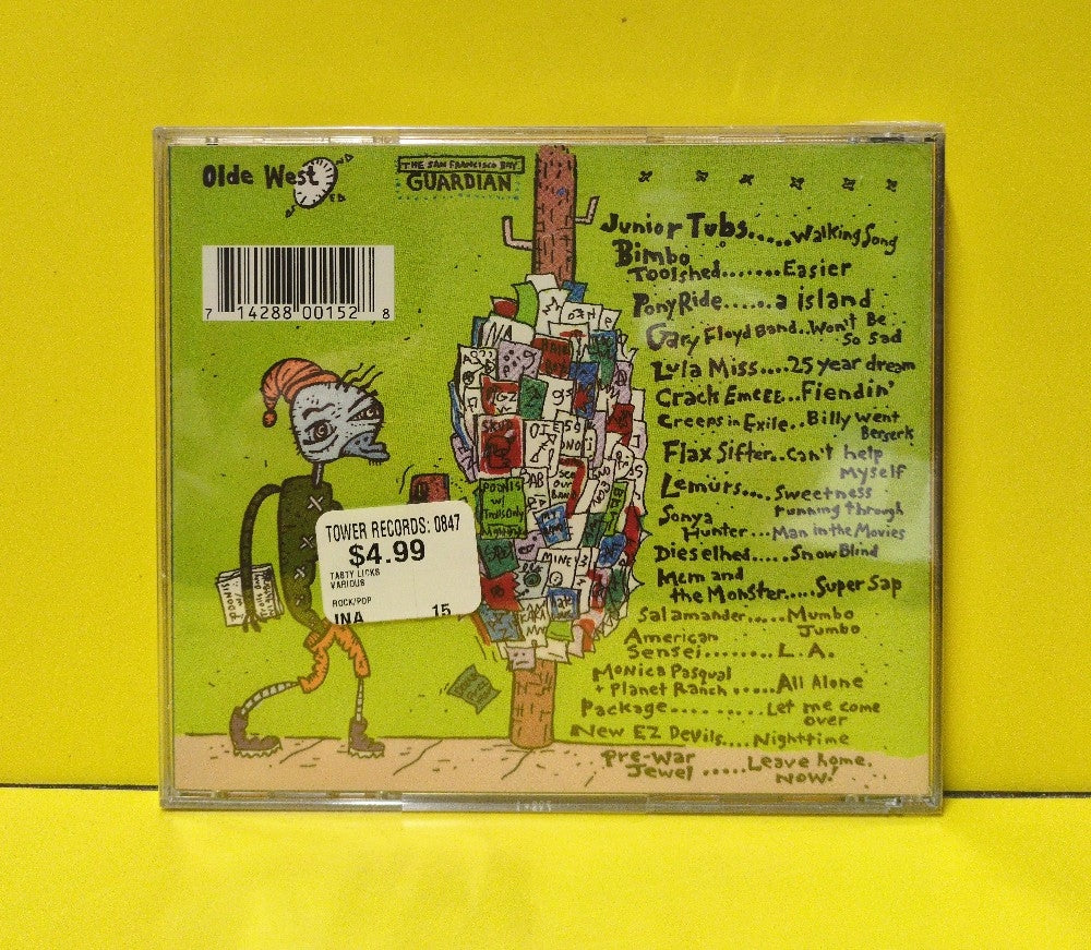 Various - Tasty Licks! SF Local Band Collection - 1995 - OWR-0015 - New - Sealed - CDs