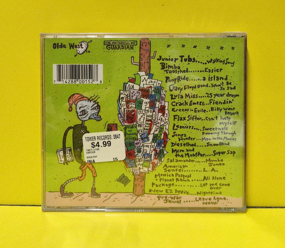 Various - Tasty Licks! SF Local Band Collection - 1995 - OWR-0015 - New - Sealed - CDs