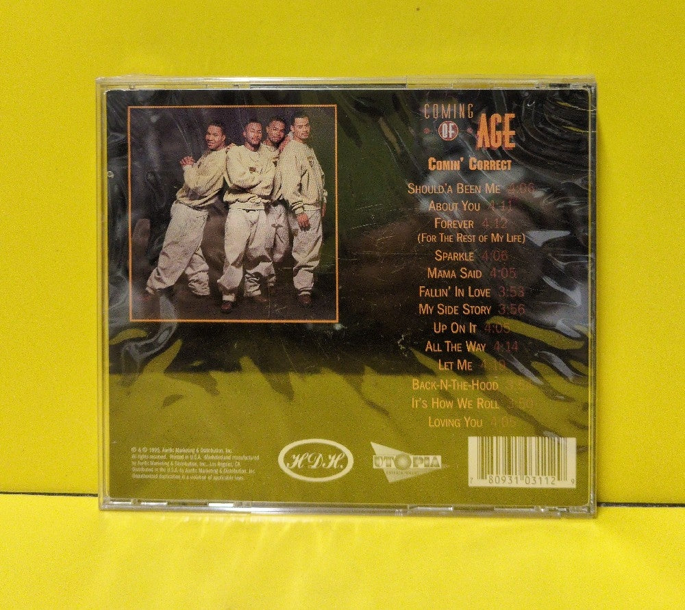 Coming Of Age - Comin' Correct - 1995 - HDHCD-0311 - New - Sealed - CDs