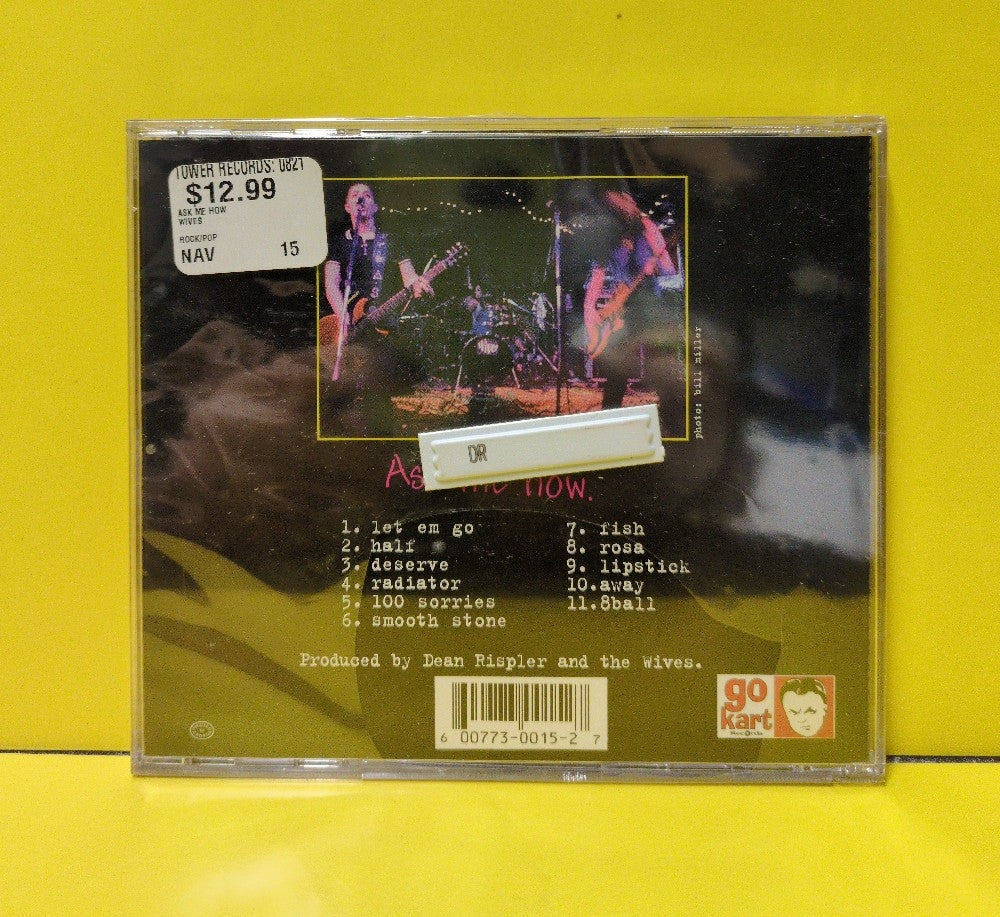 Wives - Ask Me How. - 1995 - 015 - New - Sealed - CDs