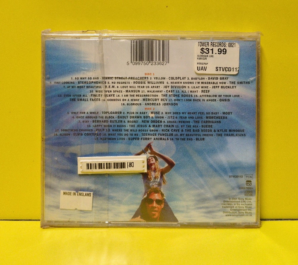 Various - Glorious - 2001 - STVCD112 - New - Sealed - CDs - 2xCD - UK Import