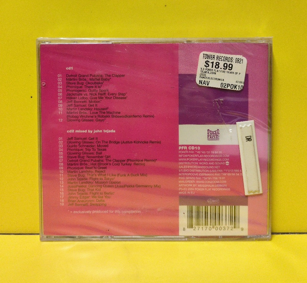 Various - Volume Three - Five Years Of Poker Flat Recordings - 2004 - PFR CD10 - New - Sealed - CDs - 2xCD