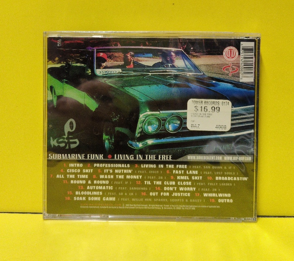 Submarine Funk - Living In The Free - 2002 - 4007-2 - New - Sealed - CDs