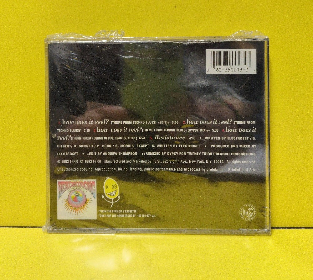Electroset - How Does It Feel? - 1993 - 162 350 013-2 - New - Sealed - CDs