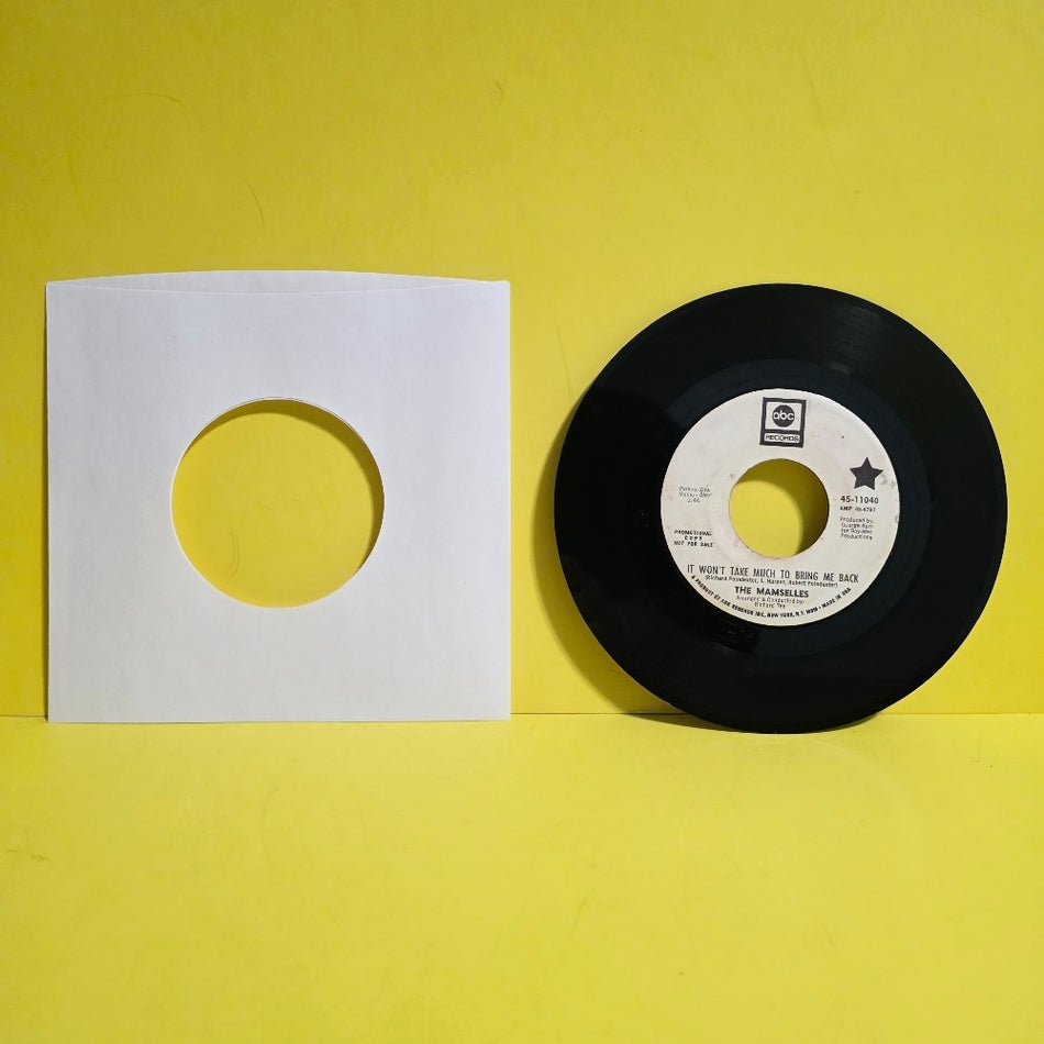 The Mamselles - It Won't Take Much To Bring Me Back 7" Promo  - 1968 - 45-11040 - Used - VG+ - Vinyl