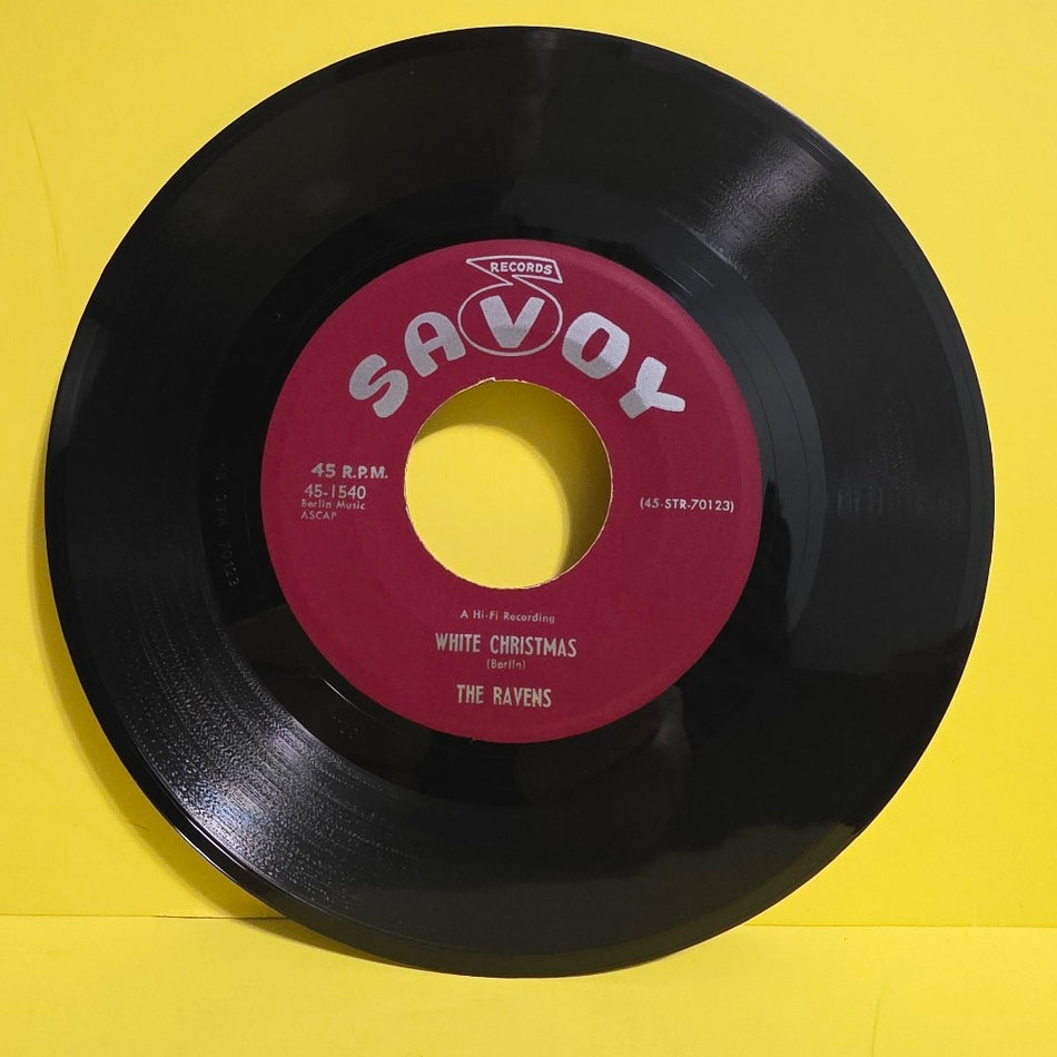 The Ravens - White Christmas/ Silent Night - 1958 - 45-1540 - Used - VG++ - Vinyl