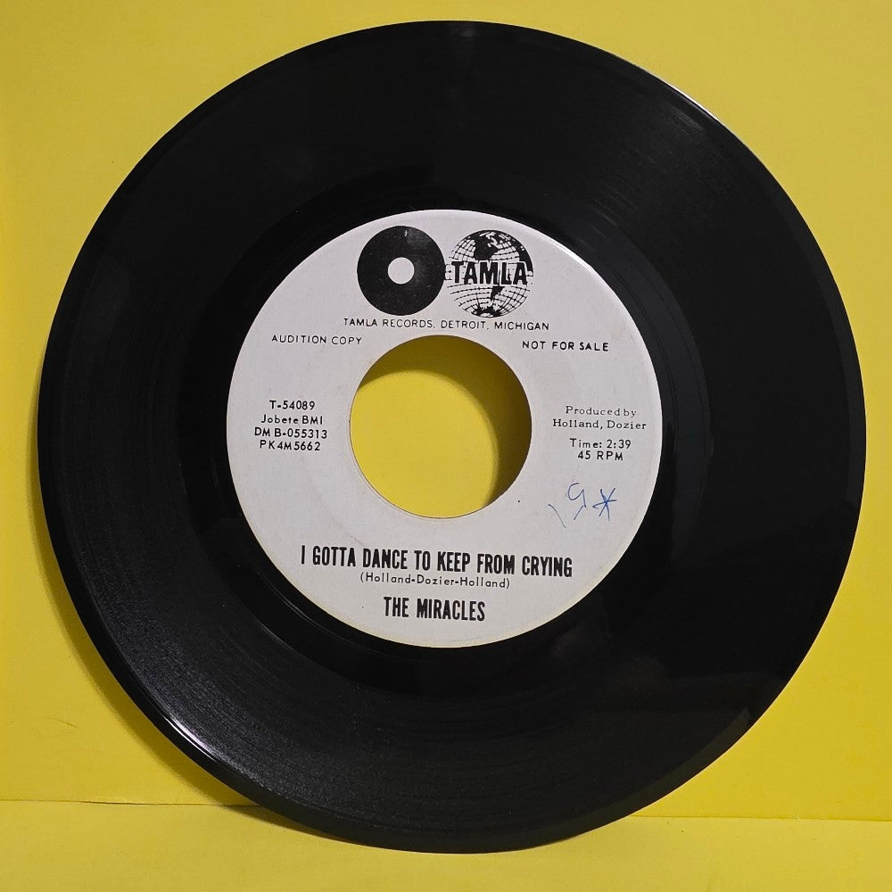 The Miracles - I Gotta Dance To Keep From Crying 7" Promo  - 1963 - T-54089 - Used - VG+ - Vinyl
