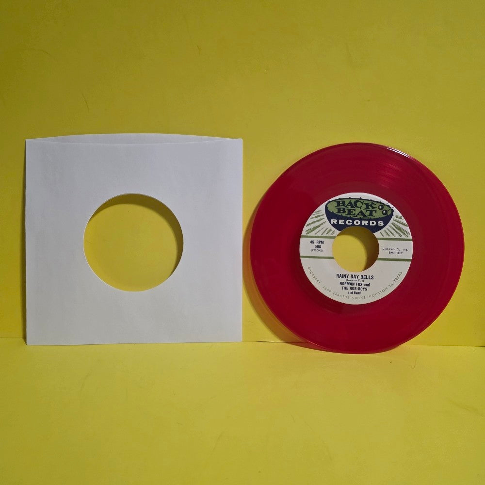 Norman Fox & The Rob-Roys - Rainy Day Bells / That's Love 7" Red Vinyl  - 500 - Used - VG++ - Vinyl
