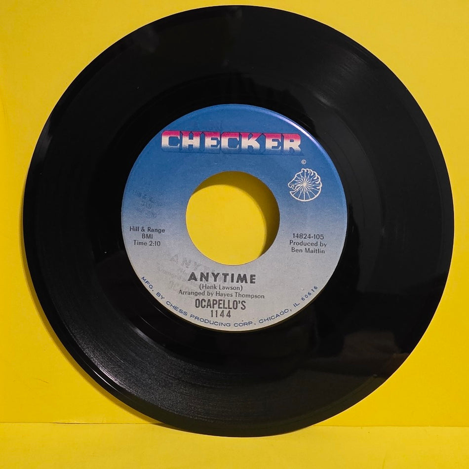 Ocapello's  - Anytime  / The Stars 7" - 1966 - 1144 - Used - VG+ - Vinyl
