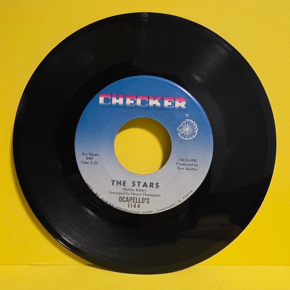 Ocapello's  - Anytime  / The Stars 7" - 1966 - 1144 - Used - VG+ - Vinyl