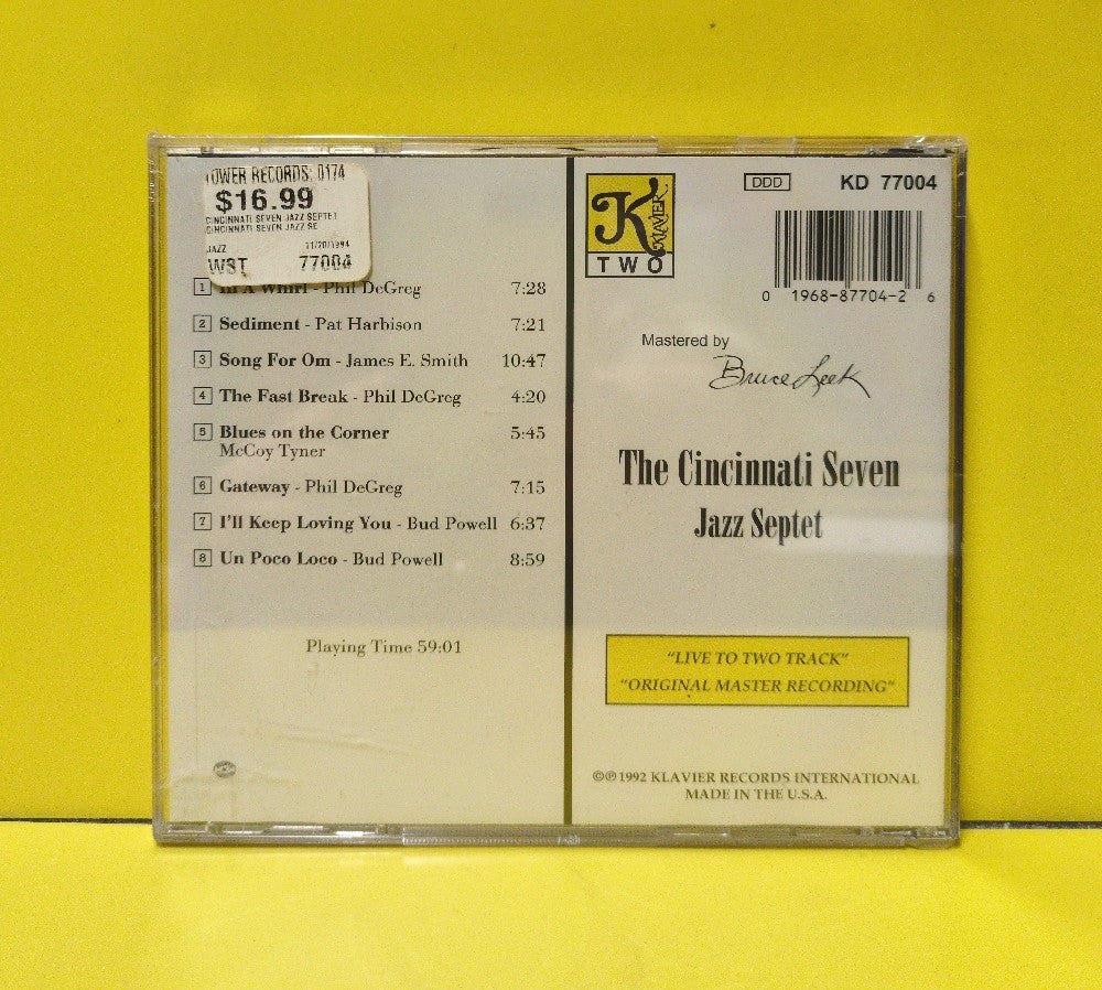 The Cincinnati Seven - Jazz Septet - 1992 - KD 77004 - New - Sealed - CDs