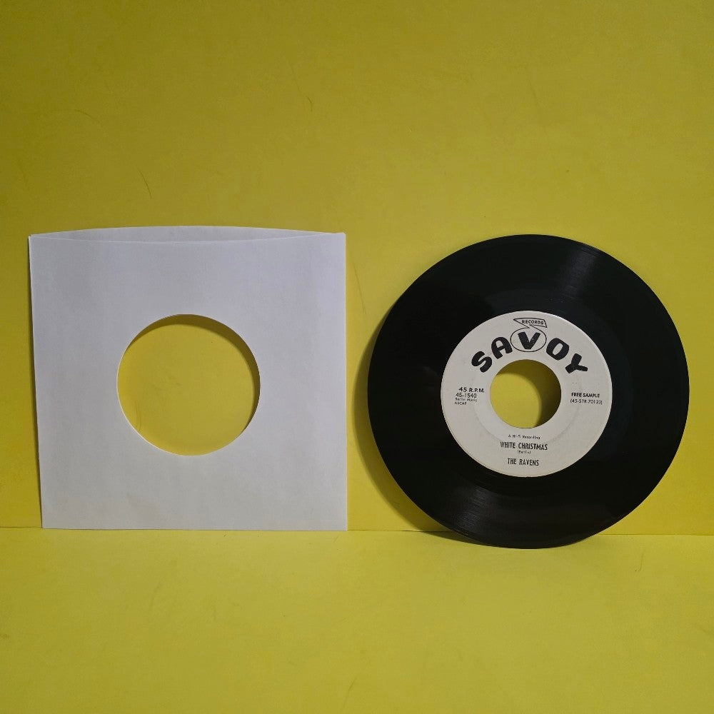 The Ravens - White Christmas / Silent Night 7" Promo  - 45-1540 - Used - VG+ - Vinyl