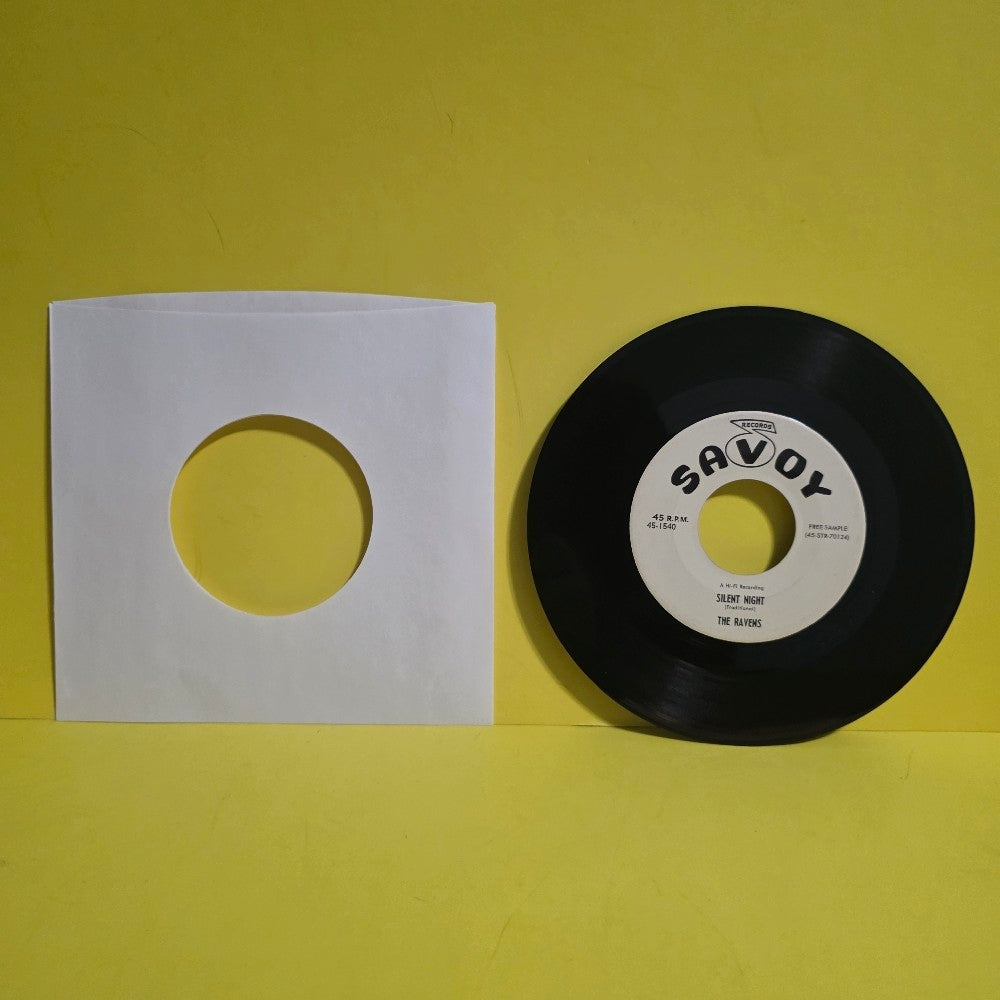 The Ravens - White Christmas / Silent Night 7" Promo  - 45-1540 - Used - VG+ - Vinyl