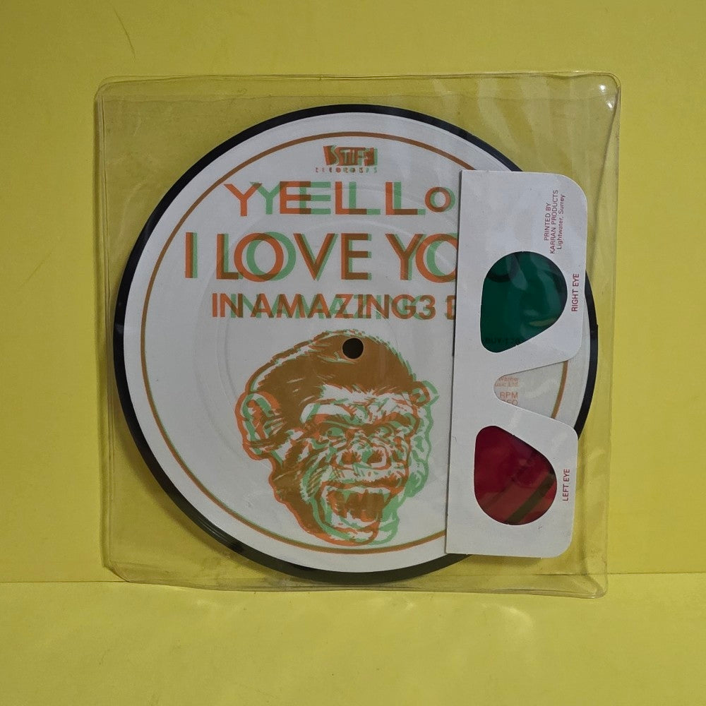 Yello - I Love You (In Amazing 3 D) - 1983 - P- BUY-176 - Used - VG++ - Vinyl