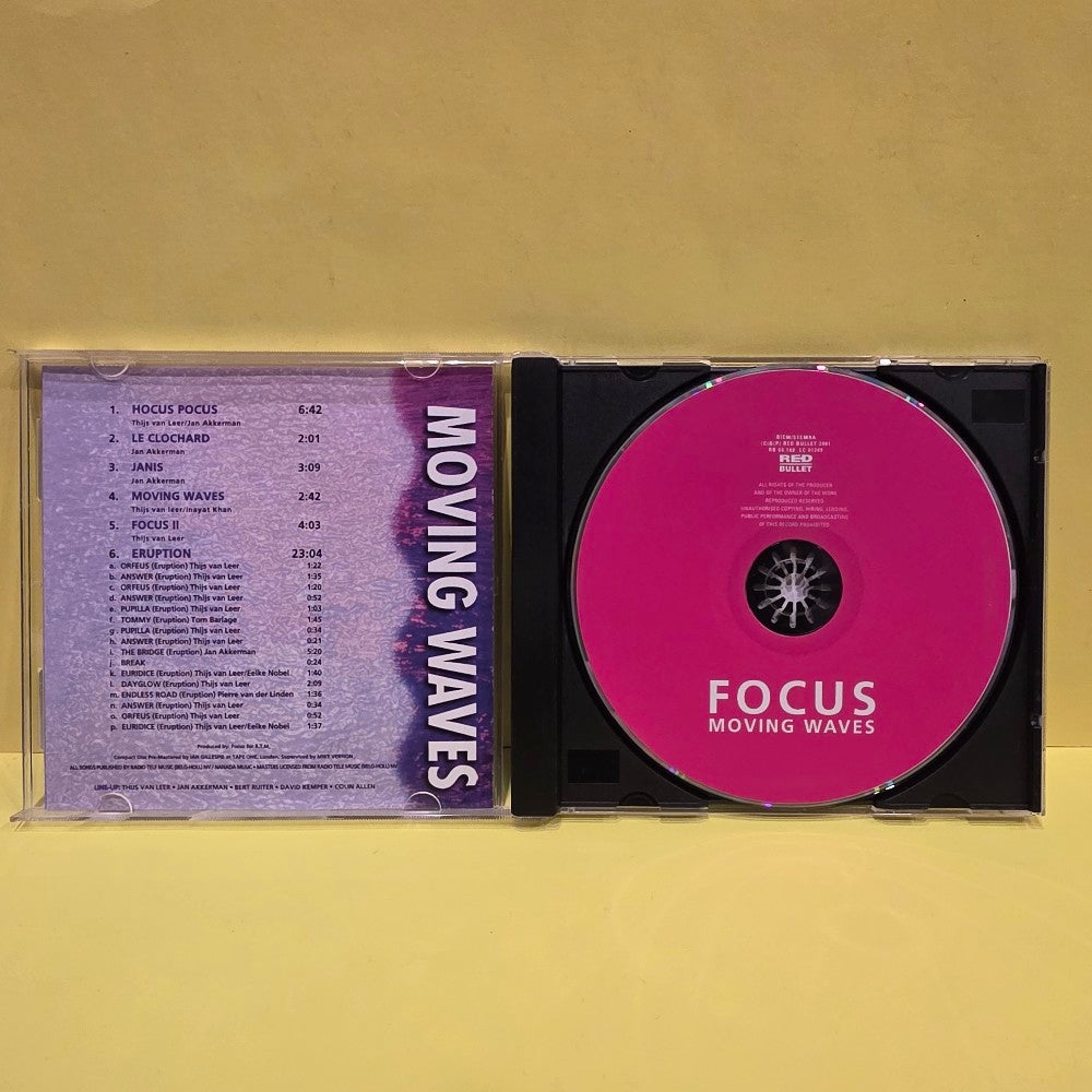 Focus  - Moving Waves - 2016 - RB 66.188 - Used - VG++ - CDs