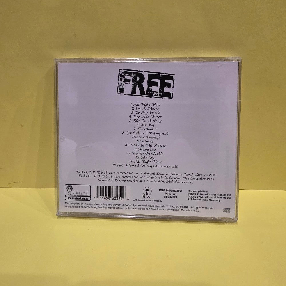 Free - Free Live - 2002 - IMCD 286/586228-2 - Used - VG++ - CDs