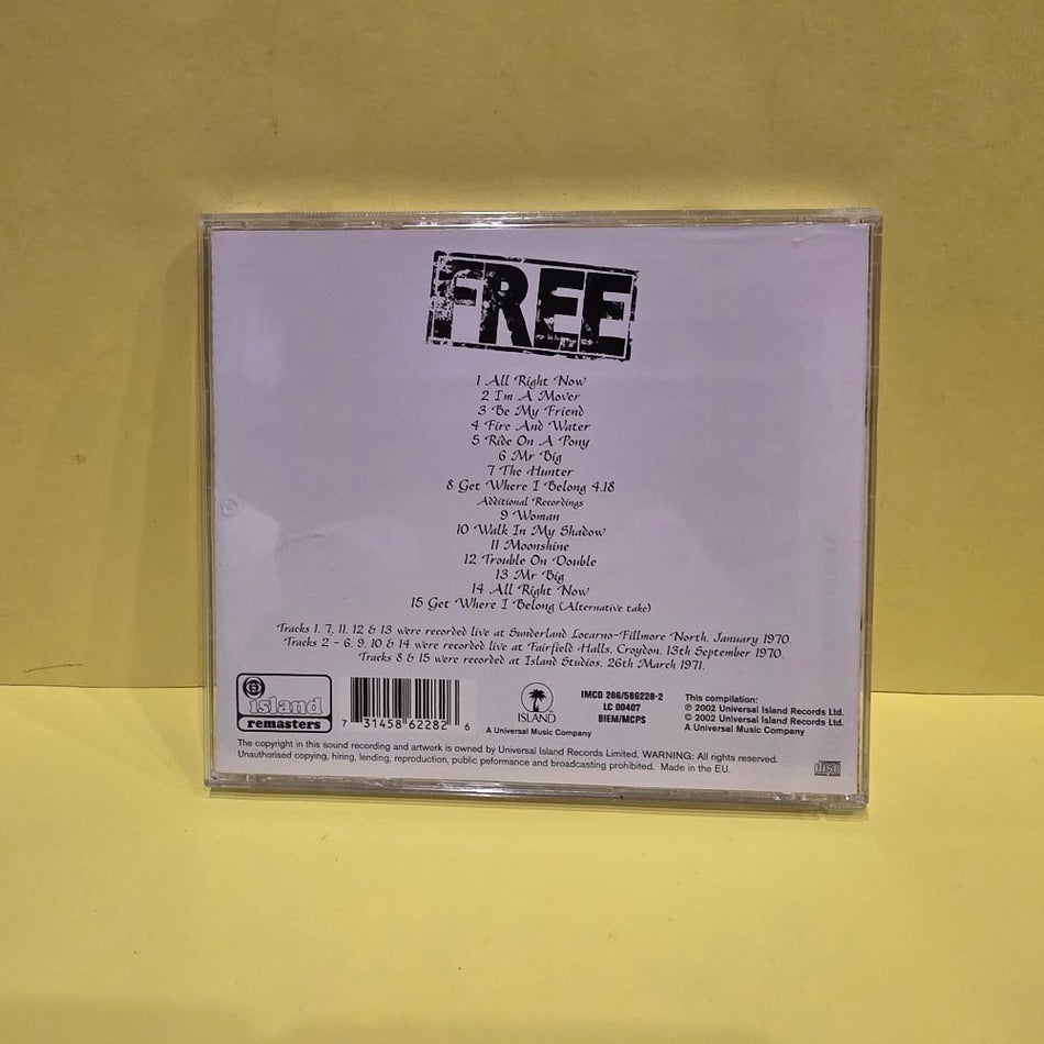 Free - Free Live - 2002 - IMCD 286/586228-2 - Used - VG++ - CDs